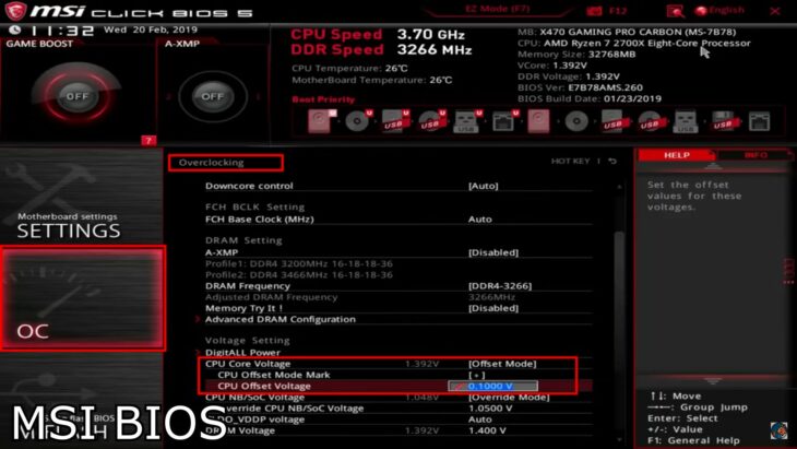 CPU Core Voltage 5