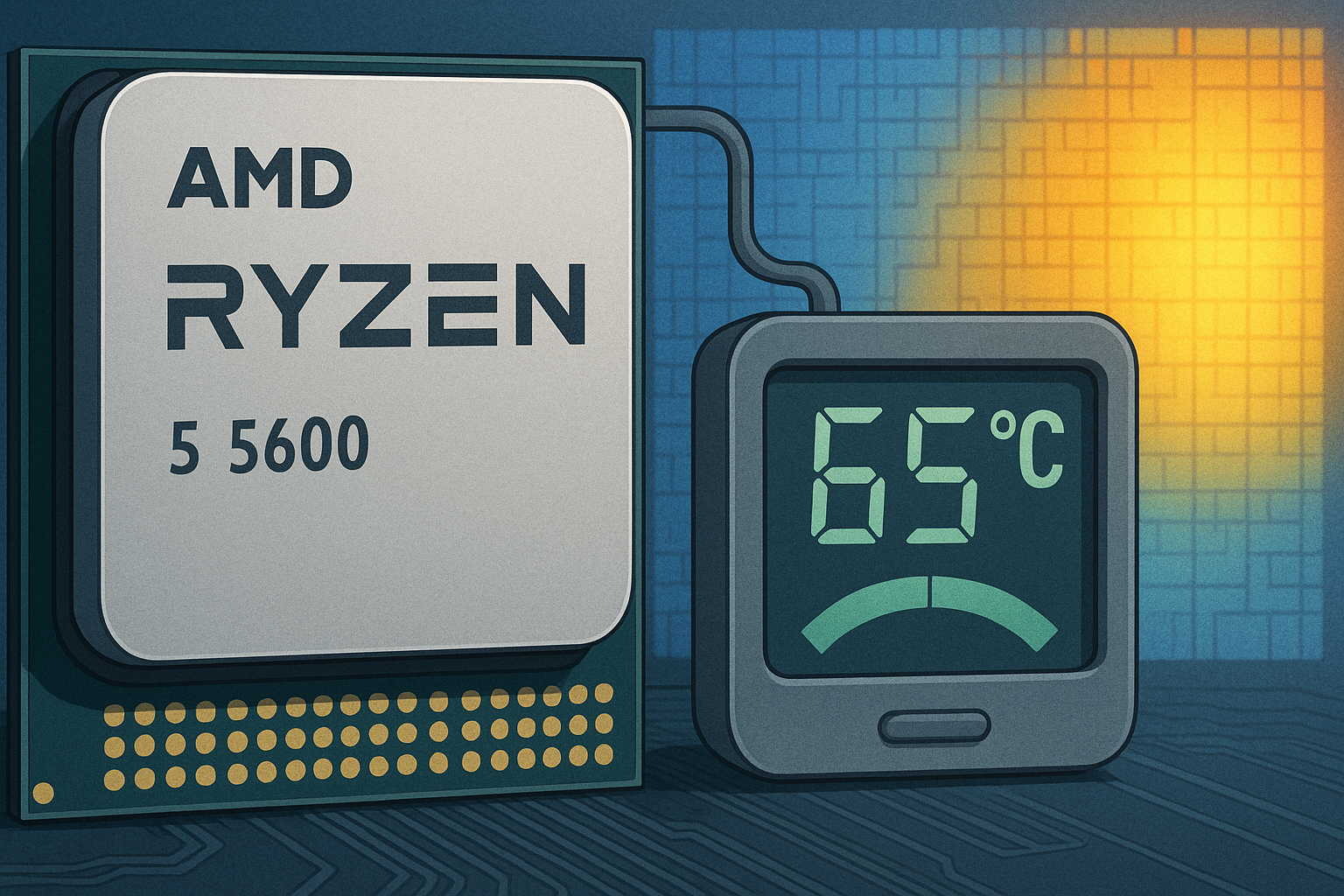 рабочая температура процессора ryzen 5 5600